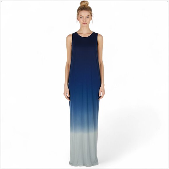 Young Fabulous & Broke Ombre Tie Dye Racerback Draped Armholes Maxi Dress NWT M - Picture 1 of 7